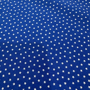Patriotic Red, White and Blue Star Fabrics Premium Cotton Fabric