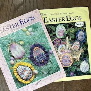 Easter Eggs Ukrainian Cross Stitch Patterns Better Homes and Gardens Booklet Colored Pictures and Instructions Easter Spring Tree Ornaments