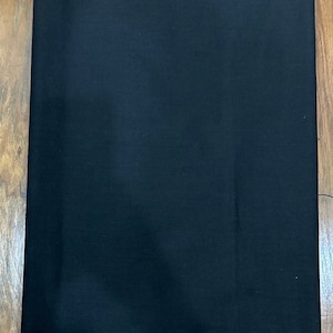 Premium Cotton Black Fabric