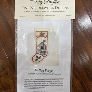 The Posy Collection Counted Cross Stitch Stocking Ornaments