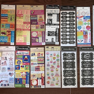 The Paper Studio La Petites, and Stick a bilities Cardstock Stickers, Stickers, Wood