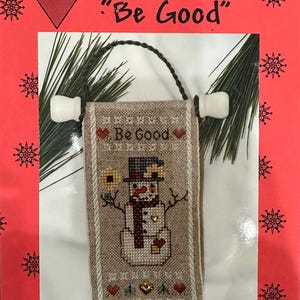 Heartwarmers Be Cozy, Be Warm, Be Good Cross Stitch Pattern