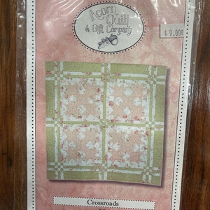Crossroads Quilt Pattern by Acorn Quilt and Gift Company