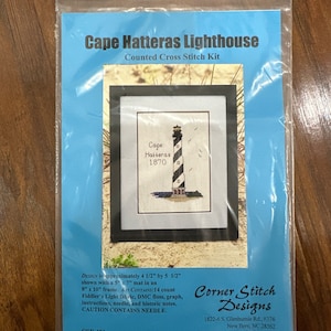 Cape Hatteras Lighthouse Counted Cross Stitch by Corner Stitch Designs Cross Stitch Pattern