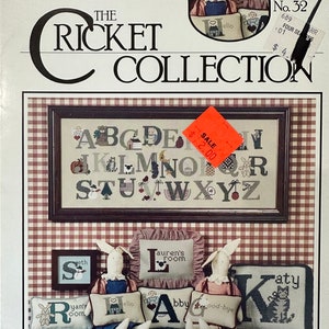 The Cross Eyed Cricut Collection Alphabet Book 32 The Cricket Collection Cross Stitch Pattern