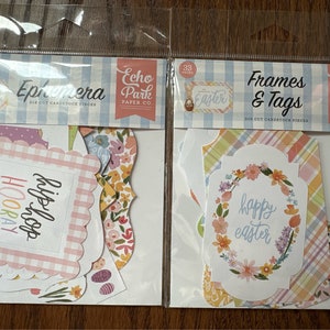 Echo Park Easter Frames and Tags and Ephemera