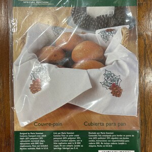 Peace Bread Cover Kit Counted Cross Stitch by Bucilla Bread Cloth Kit Embroidery Pattern