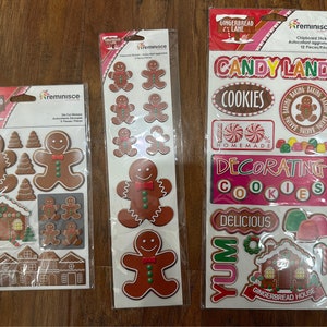 Reminisce Scrapbook Stickers, Die Cuts