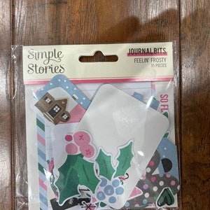 Simple Stories Journal Bits Feelin Frosty