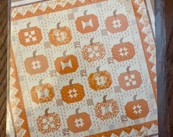 Pumpkins & Cream Quilt Patterns, Fall Autumn