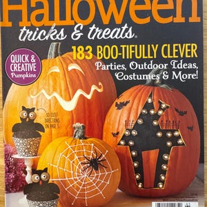 Fall Halloween Magazines Tricks and Treats Autumn Gatherings