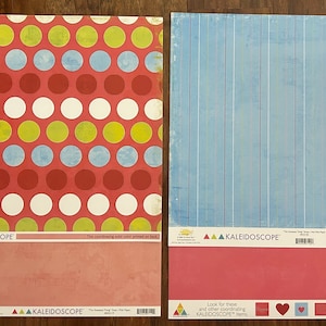 My Mind’s Eye Kaleidoscope Scrapbook Paper