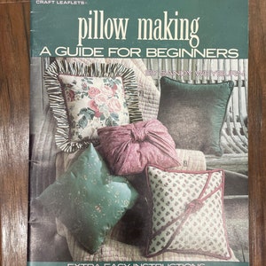 Leisure Arts Pillow Making Pillow Pattern