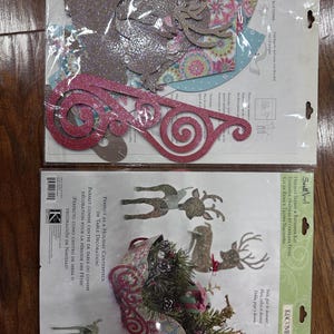 K & Company Swell Noel Holiday Sleigh and Reindeer Kit