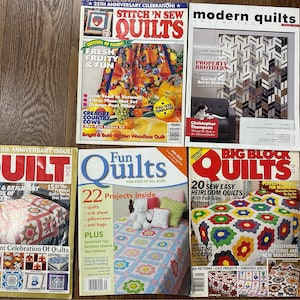 Vintage Quilt Magazines