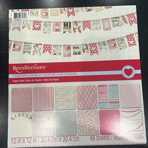 Valentine Paper Pad