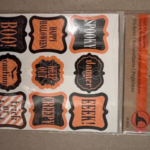 Halloween Party Supplies, Martha Stewart Crafts Stickers, Die Cuts, Ephemera, Scrapbooking Supplies