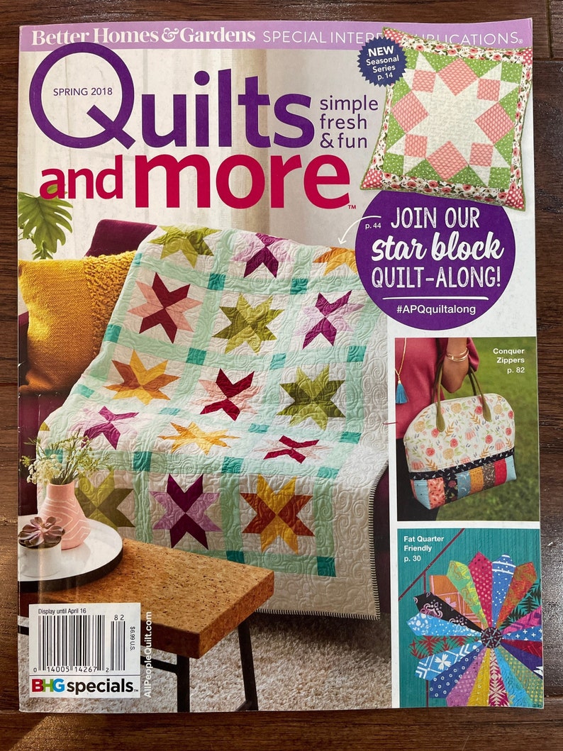 Quilts and More Better Homes and Gardens Magazine