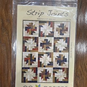 GE Designs, Strip Joints or Strip Cocoon Quilt Pattern