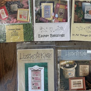 Lizzie Kate Cross Stitch Patterns