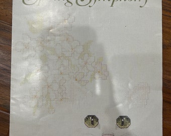 Katten kruissteekpatronenboek Spring Symphony Leisure Arts kruissteekpatronenboek