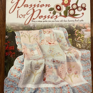 Passion for Posies Quilt book by Laurie Bird