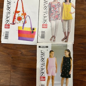 Butterick See and Sew clothing Patterns Women, Men, Children