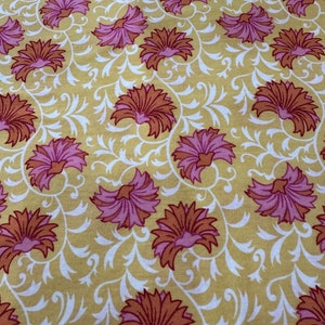 Pink and Yellow Floral Fabric Traditions Lisette Liesl and Company Inc. for Fabric Traditions 2011