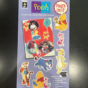 Paper Pizazz Pooh Punch Out Emphemera
