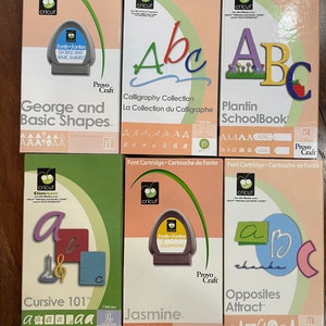 Cricut Rare Cartouches liées à la retraite, Noël, polices, saisons, cartes, maison, voyage, sport, bébé, princesse, école, vacances, Anna Griffin, etc.