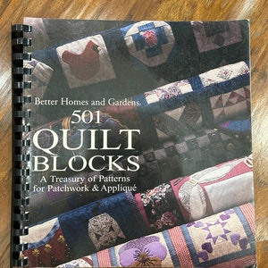 Better Homes and Gardens 501 Quilt Blocks Quilt Pattern Book