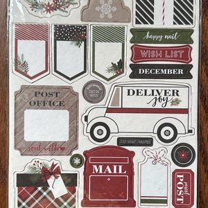 Carta Bella Christmas Delivery Chipboard Accents
