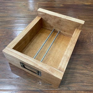 Rolo Girls Box, Rolodex, Memorydex, Scrapbooking Box aus Holz, Rolodex-Kartenhalter
