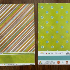 My Mind’s Eye Kaleidoscope Scrapbook Paper All About Me-Pals-Playful-Sunny Days-Friends