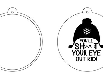You'll Shoot Your Eye Out Kid SVG PNG EPS Christmas Story Svg Clipart ...