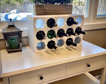 Wine Display Rack SVG