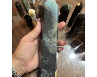 Handmade Trollite Crystal Tower