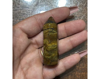 Tigers Eye 2 Inch Crystal
