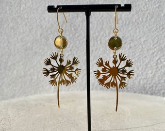 Live simply, bloom wildly stunning all stainless steel earrings by SaraBokwallDesign.