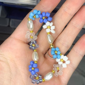 Daisy Bracelet | Czech Seed Bead  | Beaded Flower Bracelet | Daisy Bead Bracelet |  Seed Bead Bracelet | Daisy Flower Bracelet