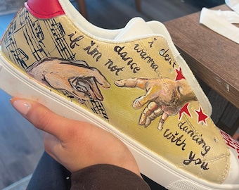Custom Hand-Painted Footwear (Shoes, Sneakers, Boots, etc.): Made to Order