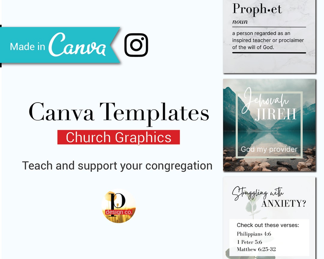 15 Canva Instagram Templates for Christian Church Social Media ...