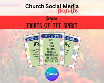 Canva Instagram-sjablonen voor christelijke kerk social media engagement grafisch pakket | Volledig bewerkbaar | Bijbelteksten | Online ministerie