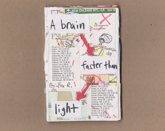 A Brain Faster than Light // a zine about being an explorer of the world