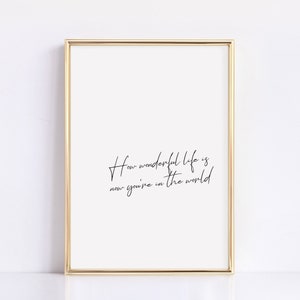 Printable Nursery Wall Art, Kids Room Quote Print, Minimalist Home Decor, Nursery Decor, Instant Download