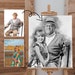 Add Deceased Loved One to Photo - Memorial Gift for Father - Passed Away Person to Picture - Add Person to Photo - Combine Merge Photos 