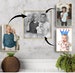 Combine Photos - Add Deceased Loved One to Photo - Add Person - Custom gift and memorial - Gift for Dad Mom - Black and white - Digital art 