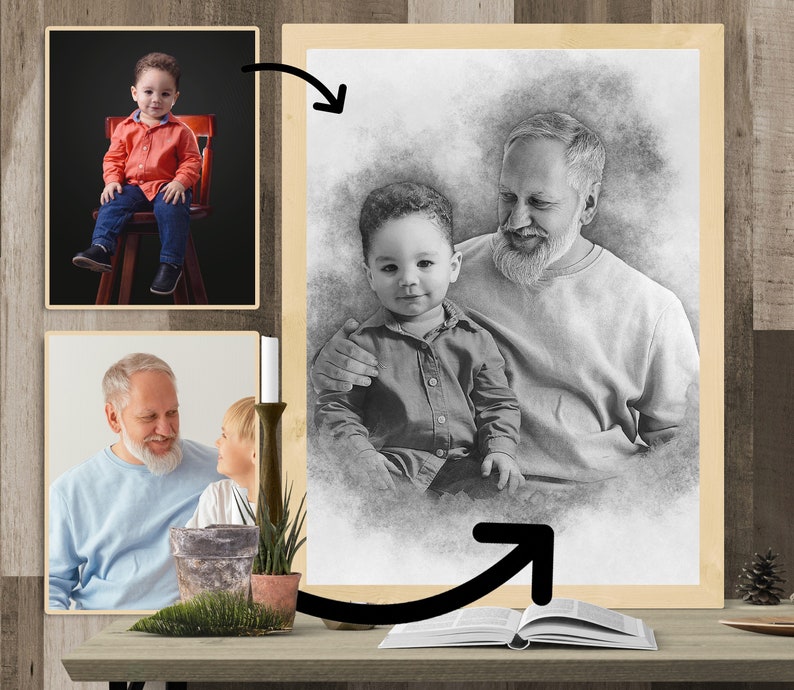 Add Person to Photo Add Deceased Loved One to Photo Custom - Etsy