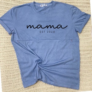 Mama 2024 Breastfeeding shirt, nursing shirt, breastfeeding friendly, pumping friendly, mom shirt