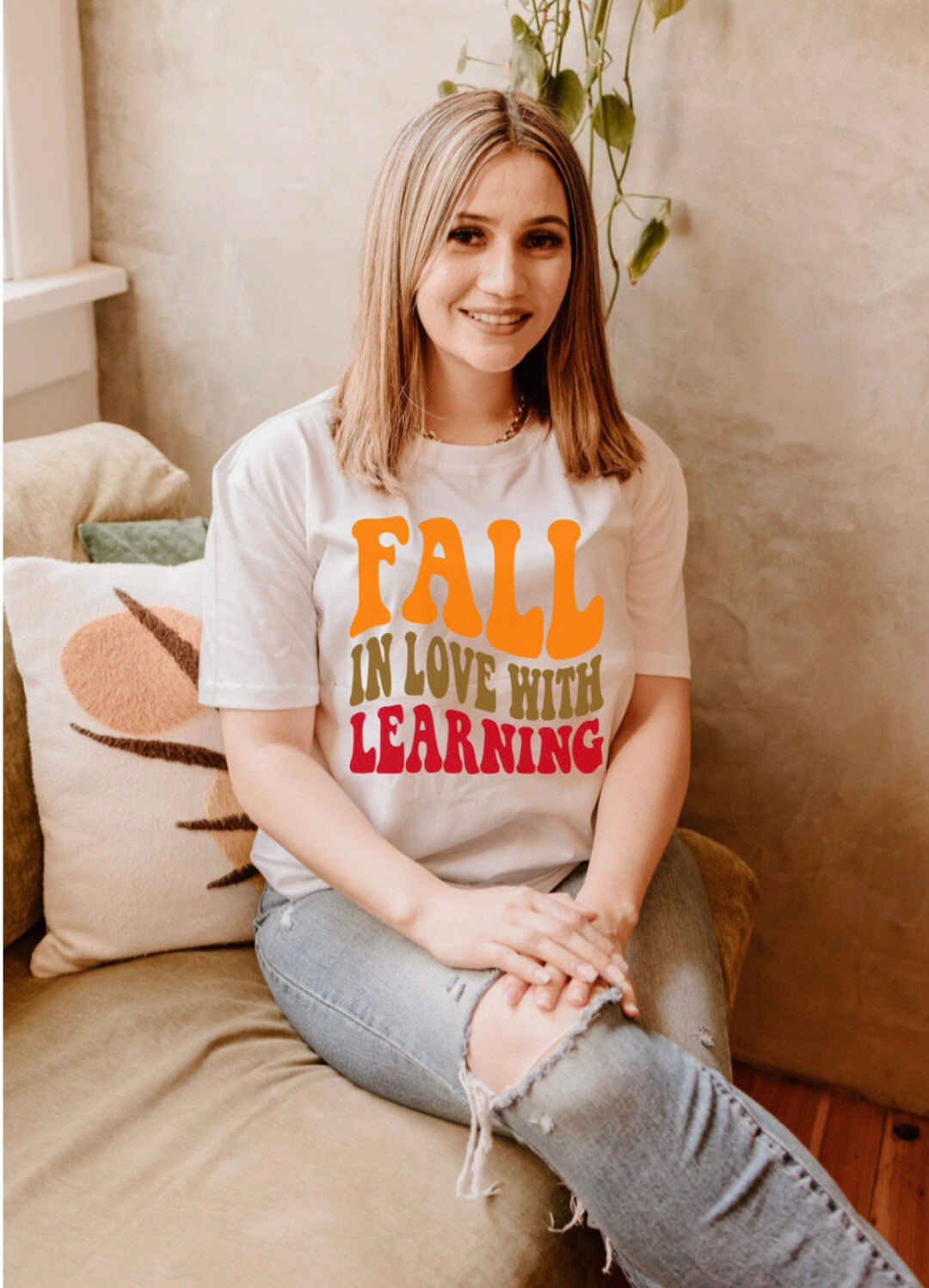 Fall in Love With Learning Breastfeeding Shirt, Nursing Shirt